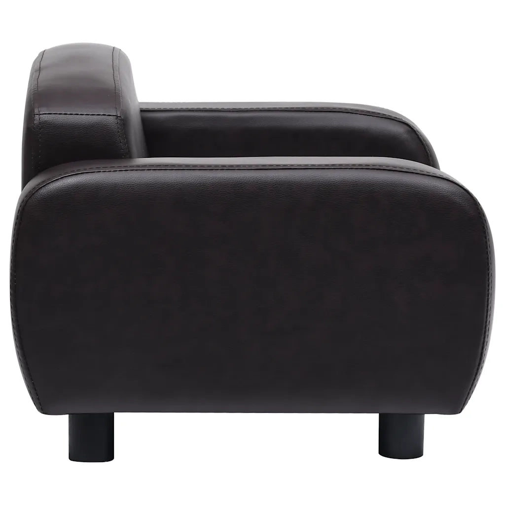 Divano per Cani Marrone 80x50x40 cm in Similpelle CFW3694389