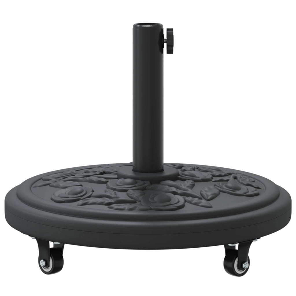 Base per parasol con ruote per pali Ã˜38-48 mm 13 kg Rotonda