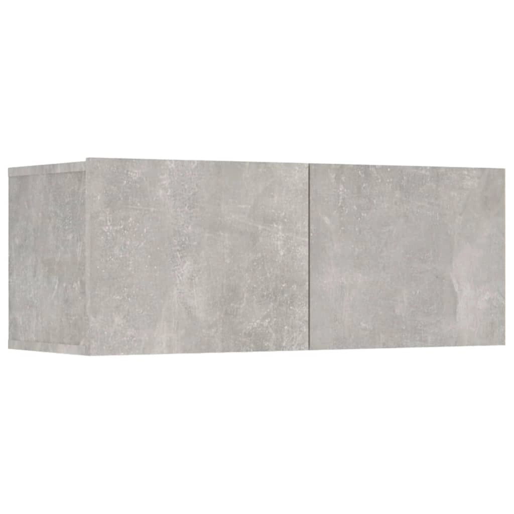 Set di mobili da 6 pezzi tra cui armadio credenza mobile TV televisore per soggiorno camera da letto salotto legno ingegnerizzato grigio 02_0025045