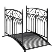 Ponticello da Giardino in Metallo Stile Barocco ¨C Zephmum ¨C Nero 91cm