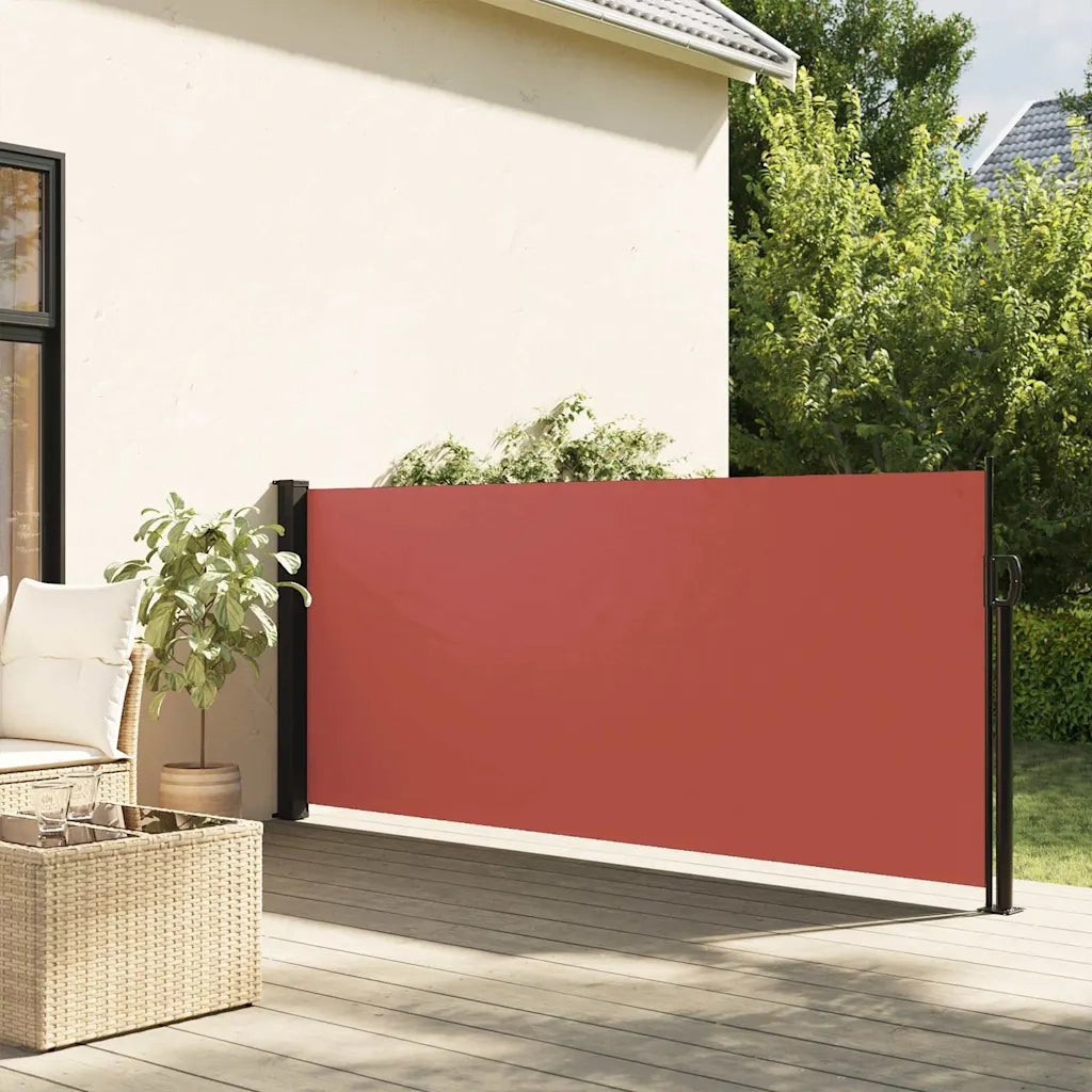 Tenda da Sole Laterale Retrattile Terracotta 120x600 cm 4004498