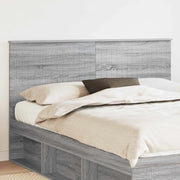 Testiera-Testata-Testiera Decorativa Grigio Sonoma 160 cm Legno multistrato 449169