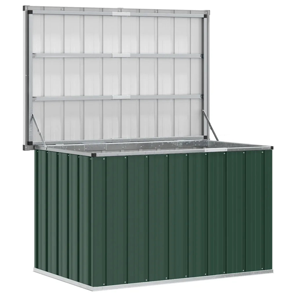 Baule da giardino verde 109x67x65 cm CFW7476099