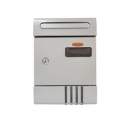 CASSETTA POSTALE IDEAL STAR IN ACCIAIO cm 204x65x290h - Argento - IDEAL STAR
