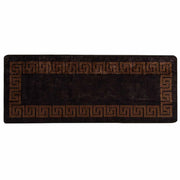 Runner in Moquette | Runner Tappeto MARSA Nero 100 x 250 cm Poliestere e PVC