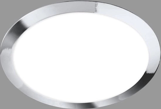 Lampada da soffitto per bagno - Lampada da soffitto con luce neutra bianca per bagno - LED - IP44 - 310 x 65 mm - cromato