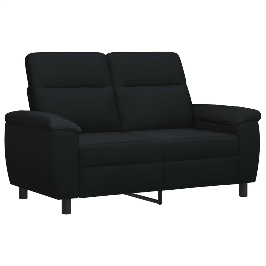 Set di divani 3 pcs Nero Tessuto 3430645