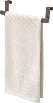 Maniglia per asciugamano in metallo per porta - 24,5x6,8 cm, Bronzo