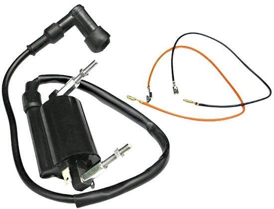 Bobina Adatta per Kawasaki KLF 300 - Nuovo - 1x Bobina - 2x Filamenti - Materiale di Alta Qualità - Incrementa la Tensione - Induttore di Accensione