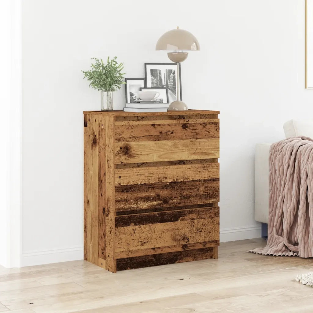Credenza | Madia | Buffet da pranzo | Armadio da pranzo Legno Antico 60x35x76 cm in Legno Multistrato
