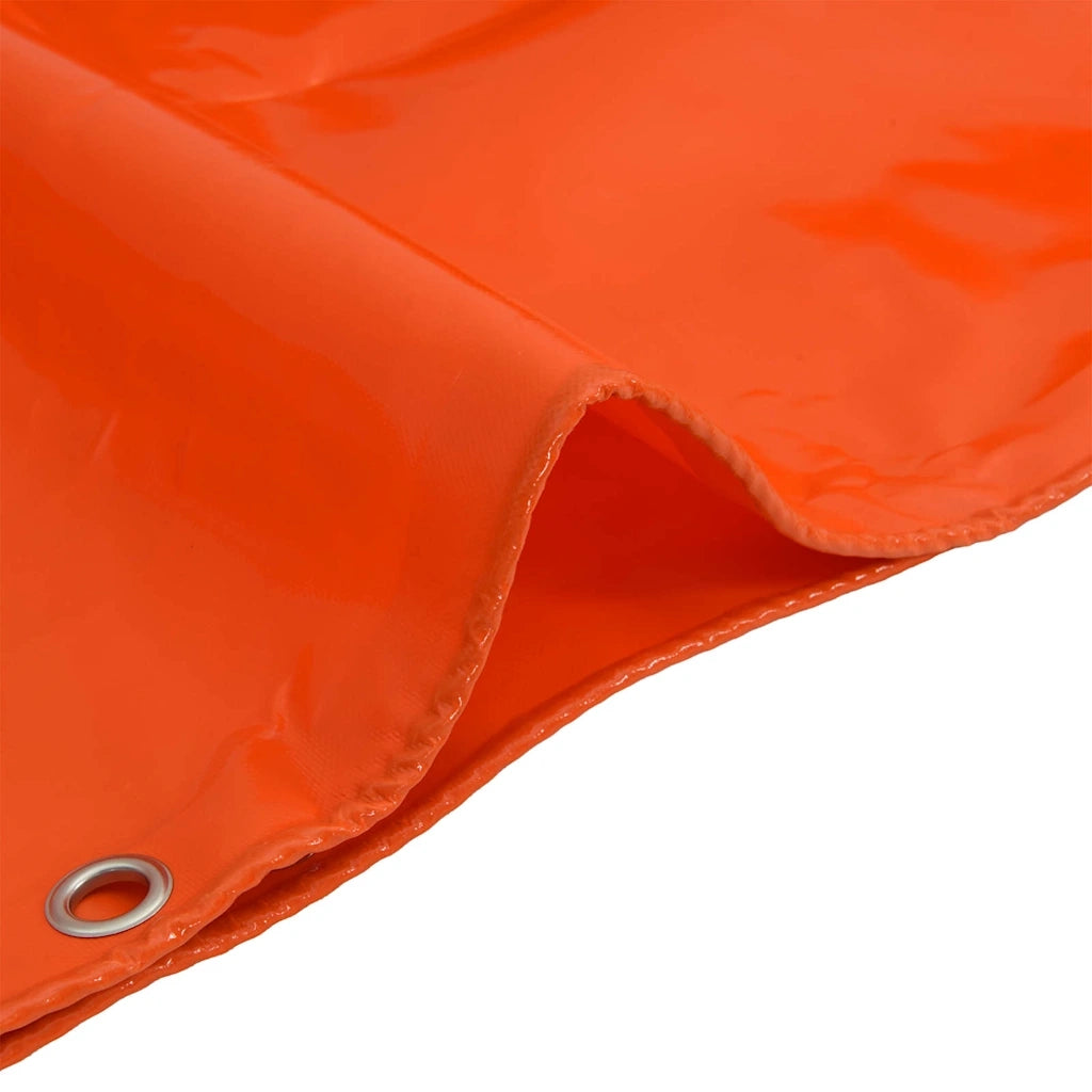 Telo 650g / m² Arancione 4 x 7 m Tela con rivestimento in PVC