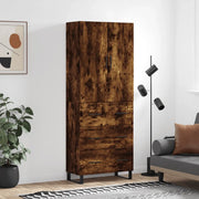 Credenza Rovere Fumo  69,5x34x180 cm in Legno Multistratocod mxl 125749