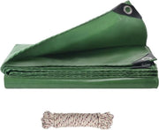 Telaio acqua impermeabile verde 2 x 3 m con occhielli, 420 g/m², UV resistente, ideale per piscina, trampolino e arredi da giardino