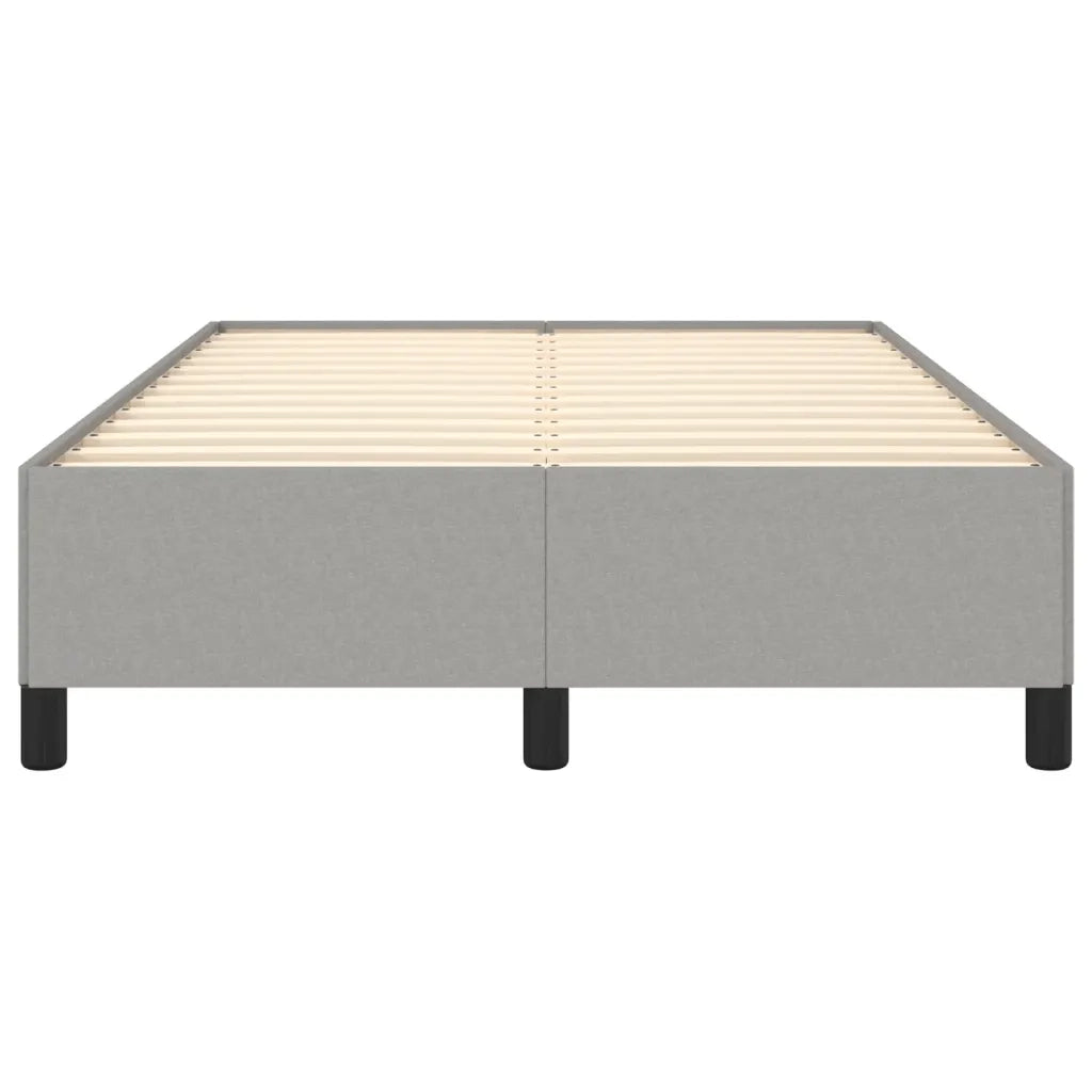 Giroletto senza Materasso Grigio Chiaro 120x190 cm in Tessuto