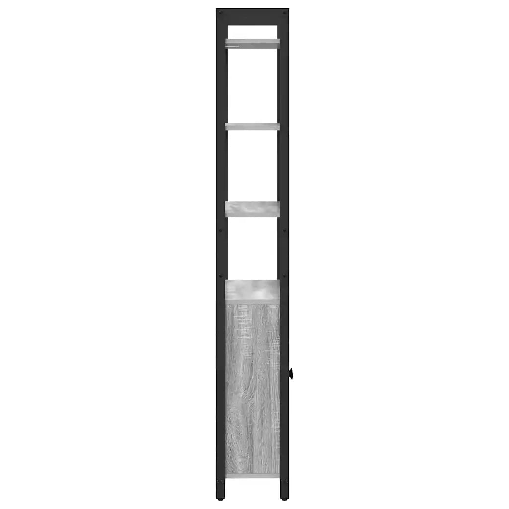 Armadio per Libri Grigio Sonoma 60 x 24 x 161 cm 883859