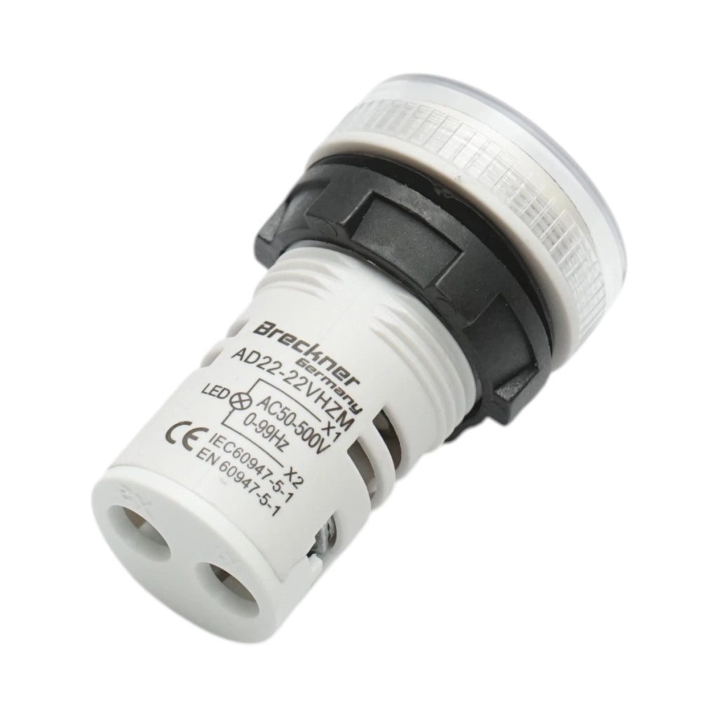 Voltmetro e indicatore di frequenza LED bianco 0-99Hz/50-500V AC Breckner Germany
