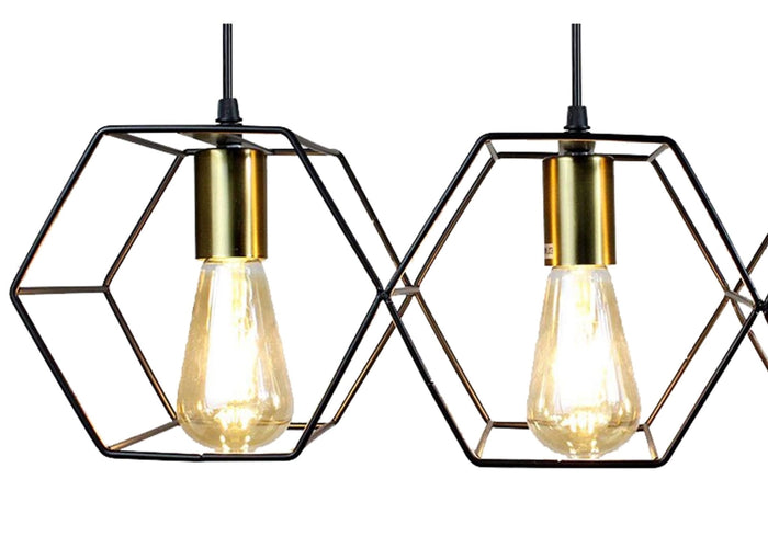 Lampada APP1133-5CP Black Gold
