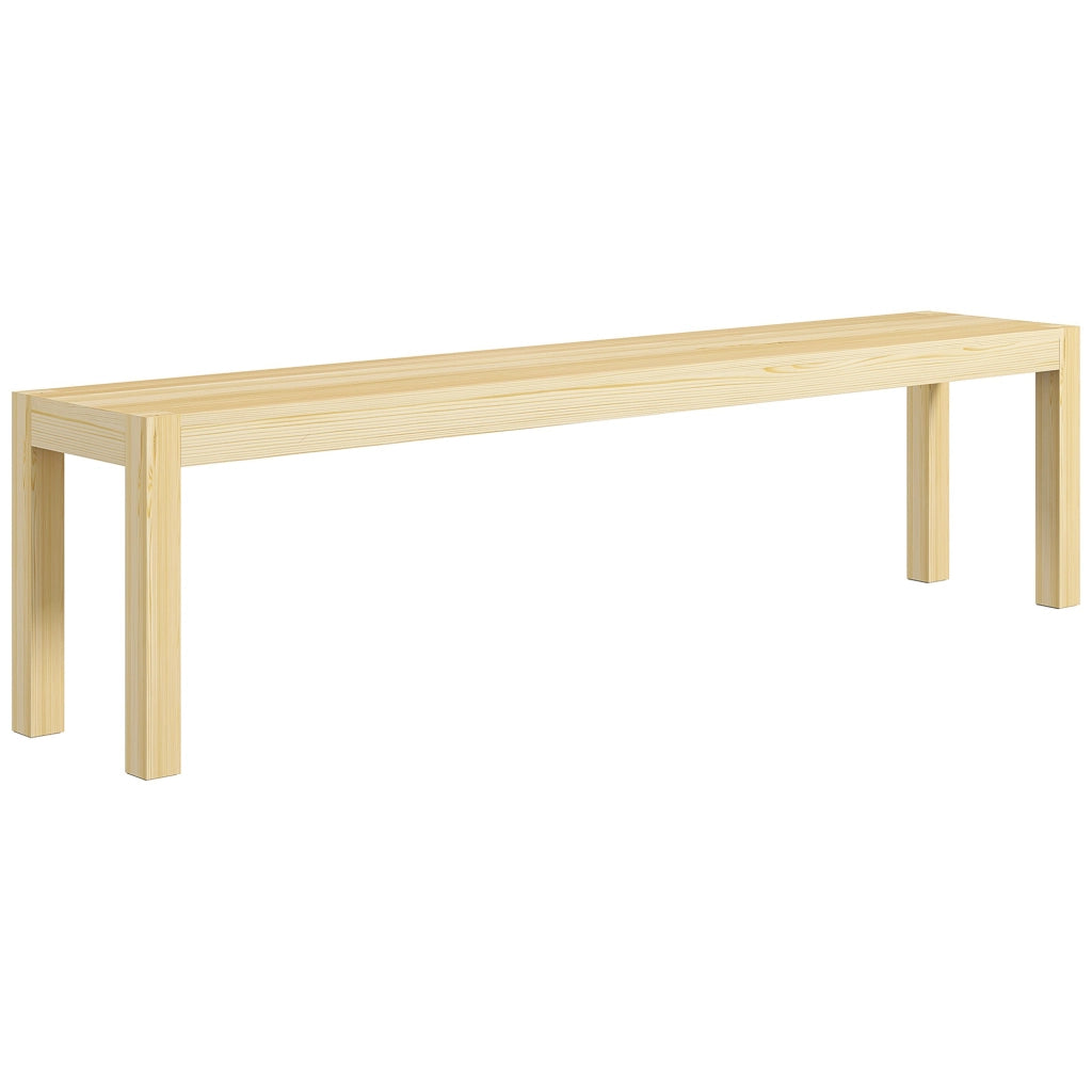 PANCA 3 POSTI 175x33x45 cm Legno Naturale