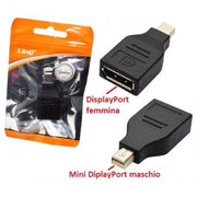 Trade Shop - Adattatore Da Displayport Femmina A Mini Displayport Maschio Convertitore Dp-2212 -