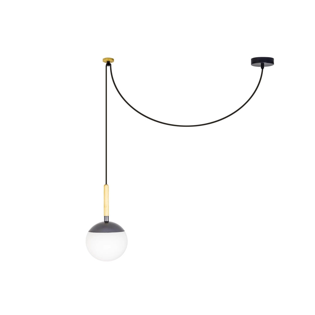 MINE COLGANTE PC GRIS OSCURO E27 40W