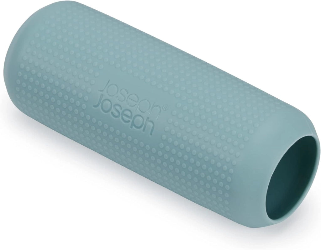 Joseph Joseph Duo Pela Aglio in Silicone, Rullo per aglio facile da sbucciare e inodore, Azzurro