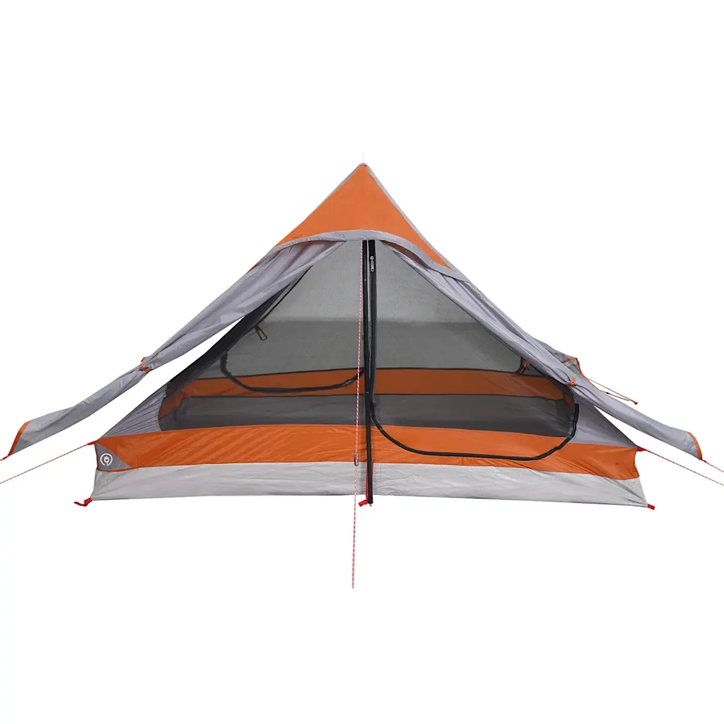 Tenda da Campeggio 2 Persone Grigio Impermeabile 4009436