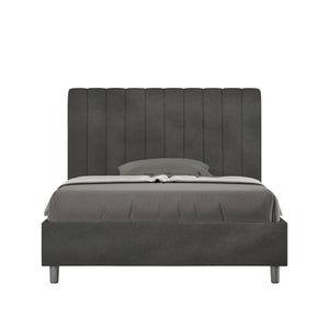 Letto 1 Piazza e Mezzo 120x190 cm Senza Rete Agueda Grigio