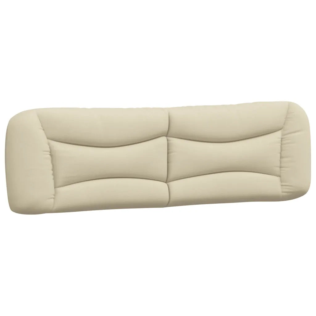 Cuscino Testiera-Cuscino per Testiera Hvar Crema 180 cm in Tessuto