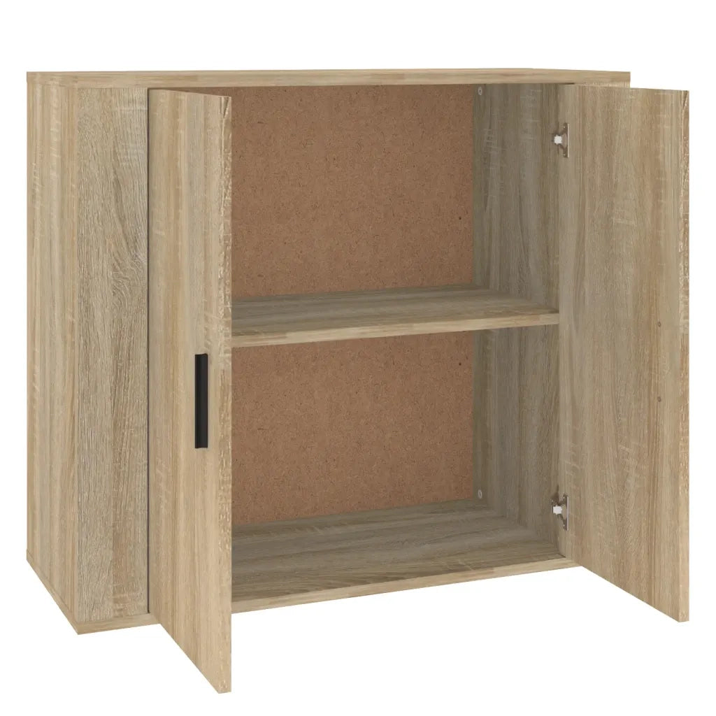 Credenza Rovere Sonoma 80x33x70 cm in Legno Multistrato 816563