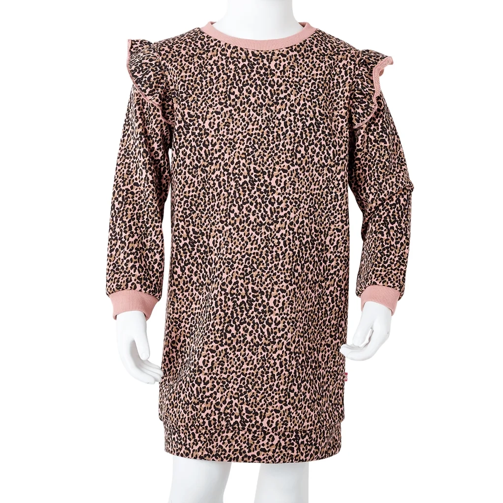 Abito in Felpa da Bambina Rosa Medio 104 CFW4369042