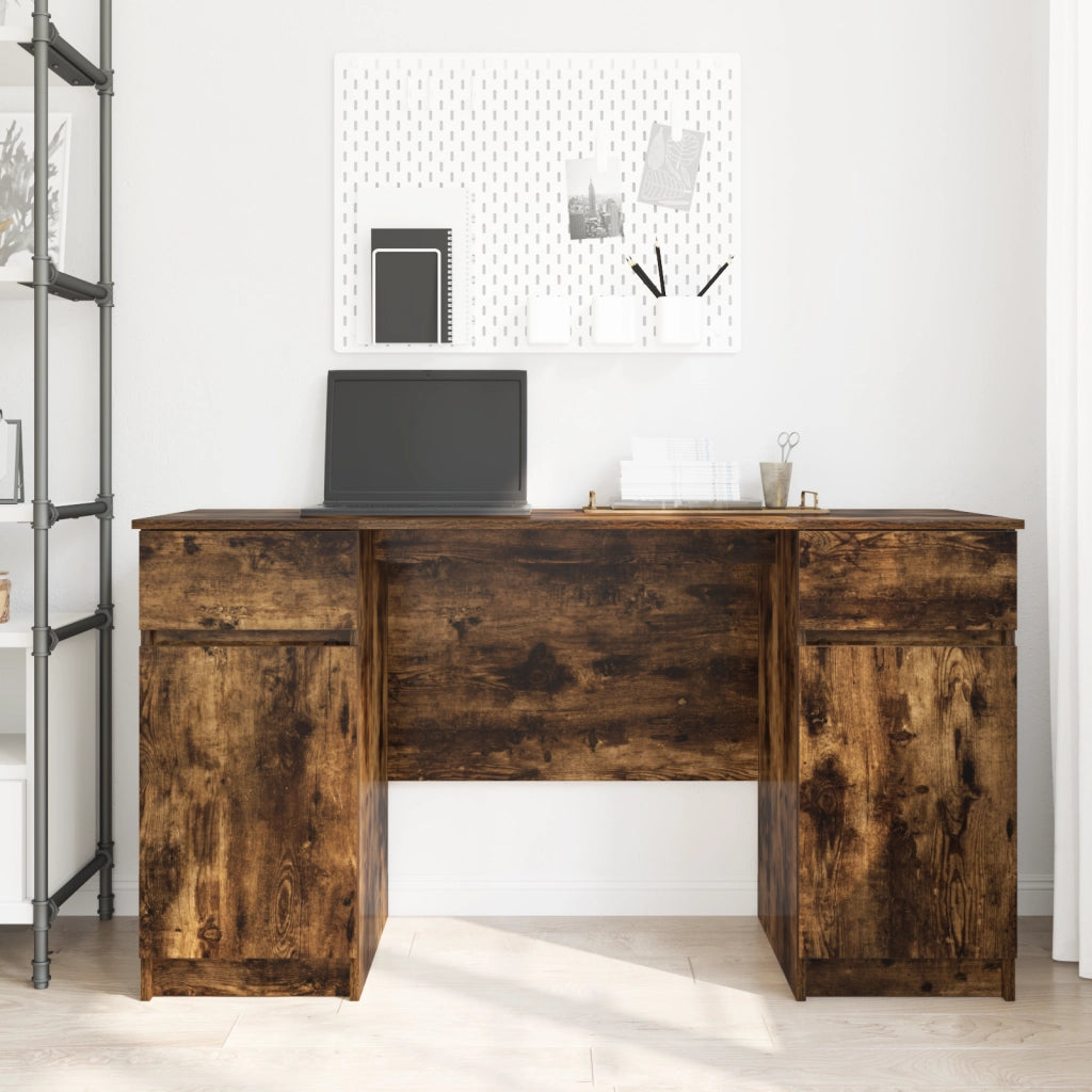 Scrivania  Rovere fumÃ© 140x49x76 cm Legno ingegnerizzato
