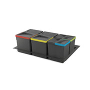 Set di contenitori con base Recycle per cassetti da cucina