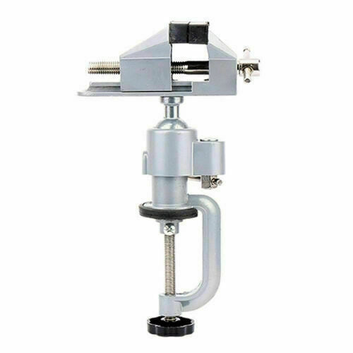 MORSA DA BANCO TAVOLO GIREVOLE 360 IN ALLUMINIO TESTA SNODATA 50MM UNIVERSAL