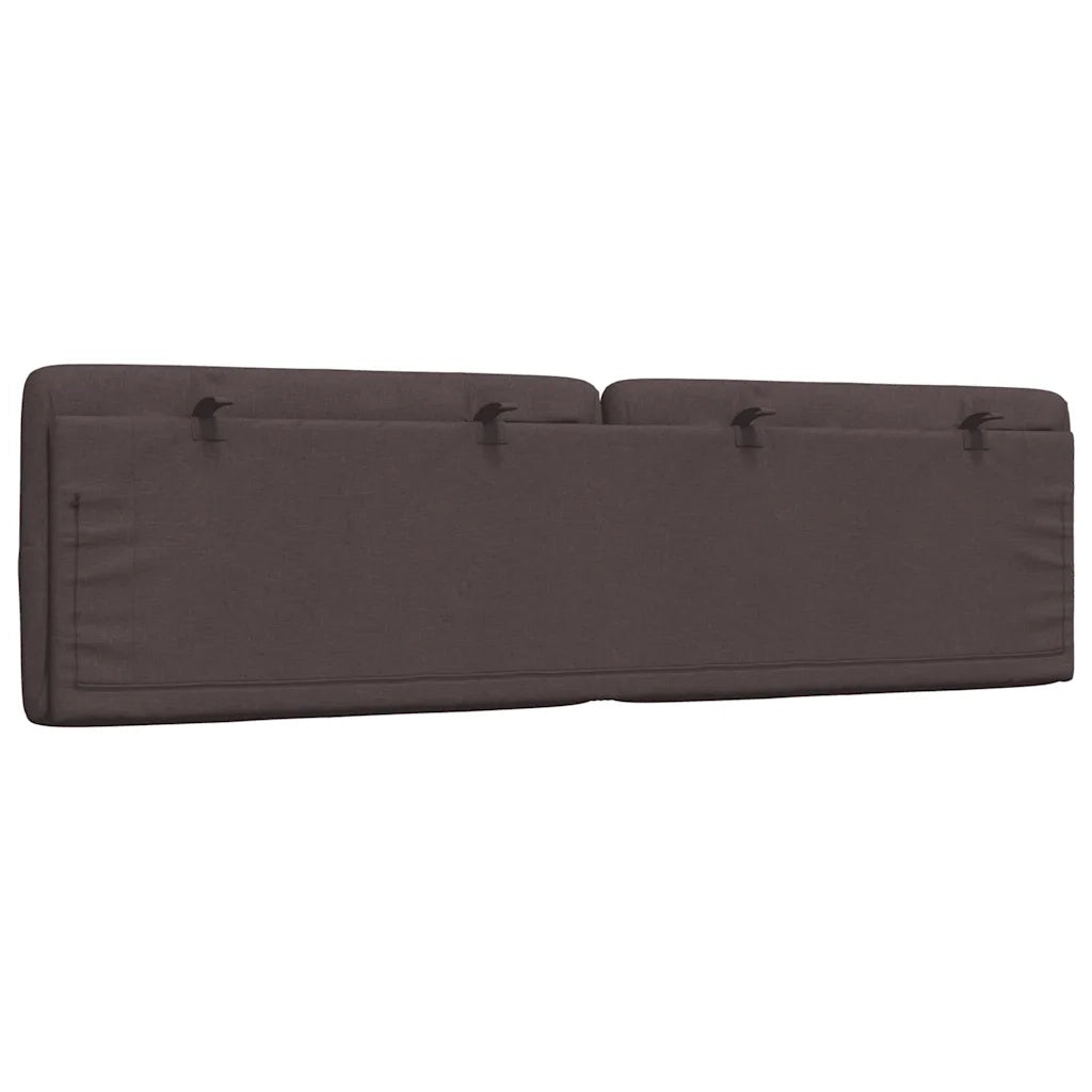 Cuscino Testiera Marrone Scuro 180 cm in Tessuto 4019236