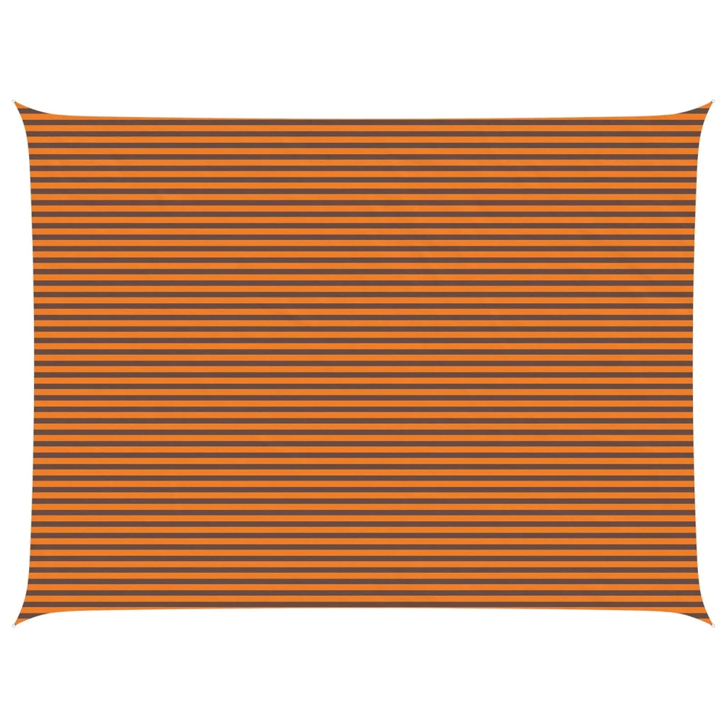 Vela da ombra solare Arancione e Marrone 8 x 6 m
