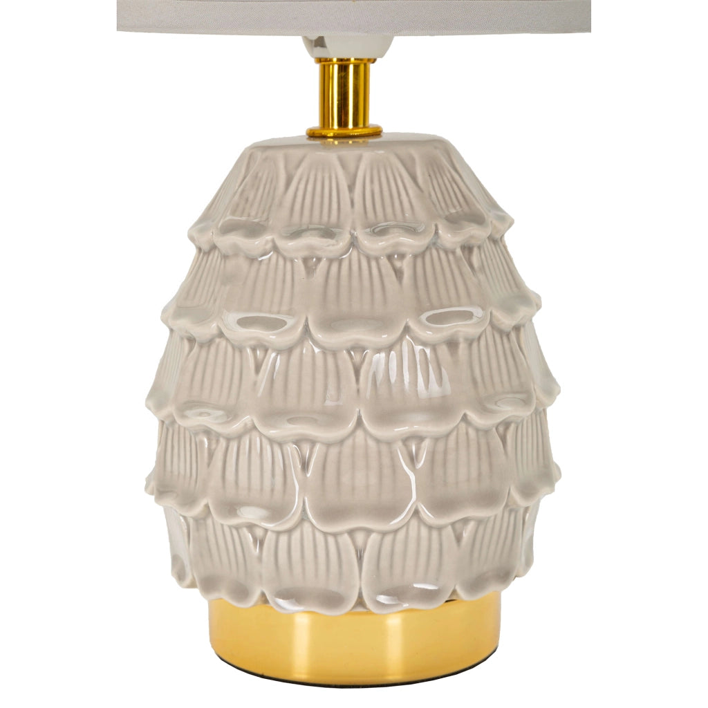 Talkee, Lampada da Tavolo Necessaria 1 Lampadina, Beige
