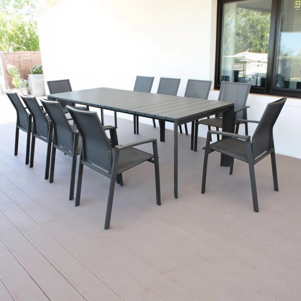 Tavolo allungabile da giardino in Alluminio 150/200x100 - UNA