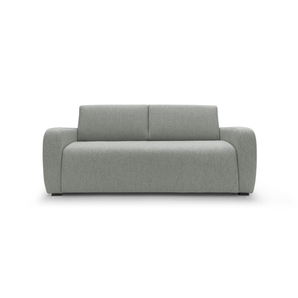 Duna Divano letto matrimoniale con materasso 20 cm in tessuto impermeabile T03 195 cm (mat. 140x197) grigio chiaro