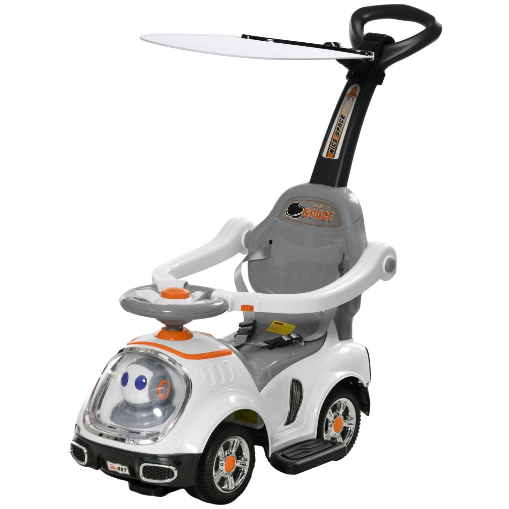 Correpasillos 3 in 1 per Bambini con Cassetti e Luci ¨C Zephmum ¨C Bianco