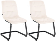 2er Set Esszimmerstuhl Vermont Samt