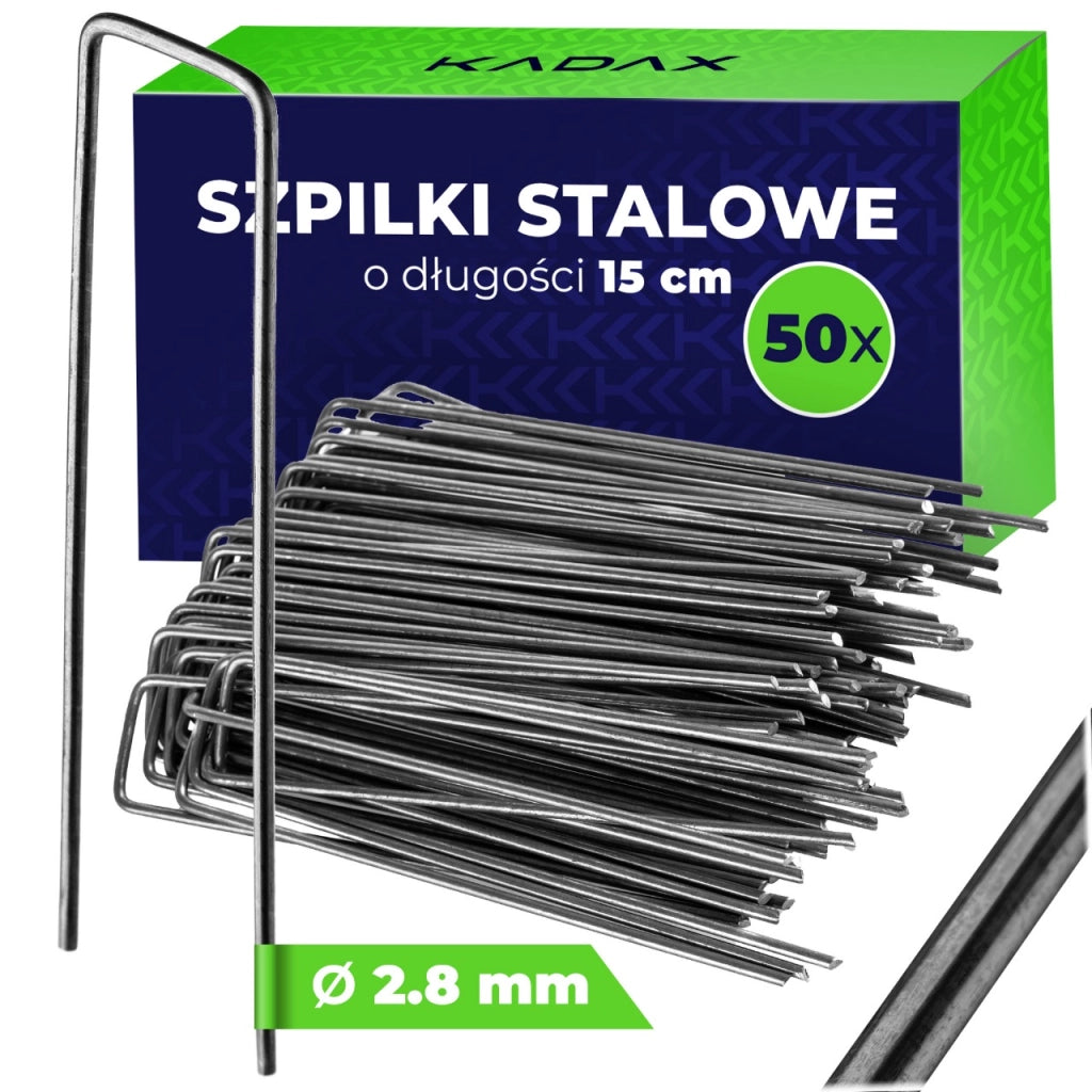 KADAX Szpilki stalowe 2,8mm x 2,5cm x 15 cm 50szt