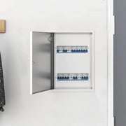 vidaXL Pannello di Accesso Bianco 30 x 40 cm Acciaio