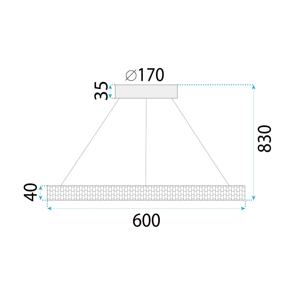 Lampada Led App1512-cp Black