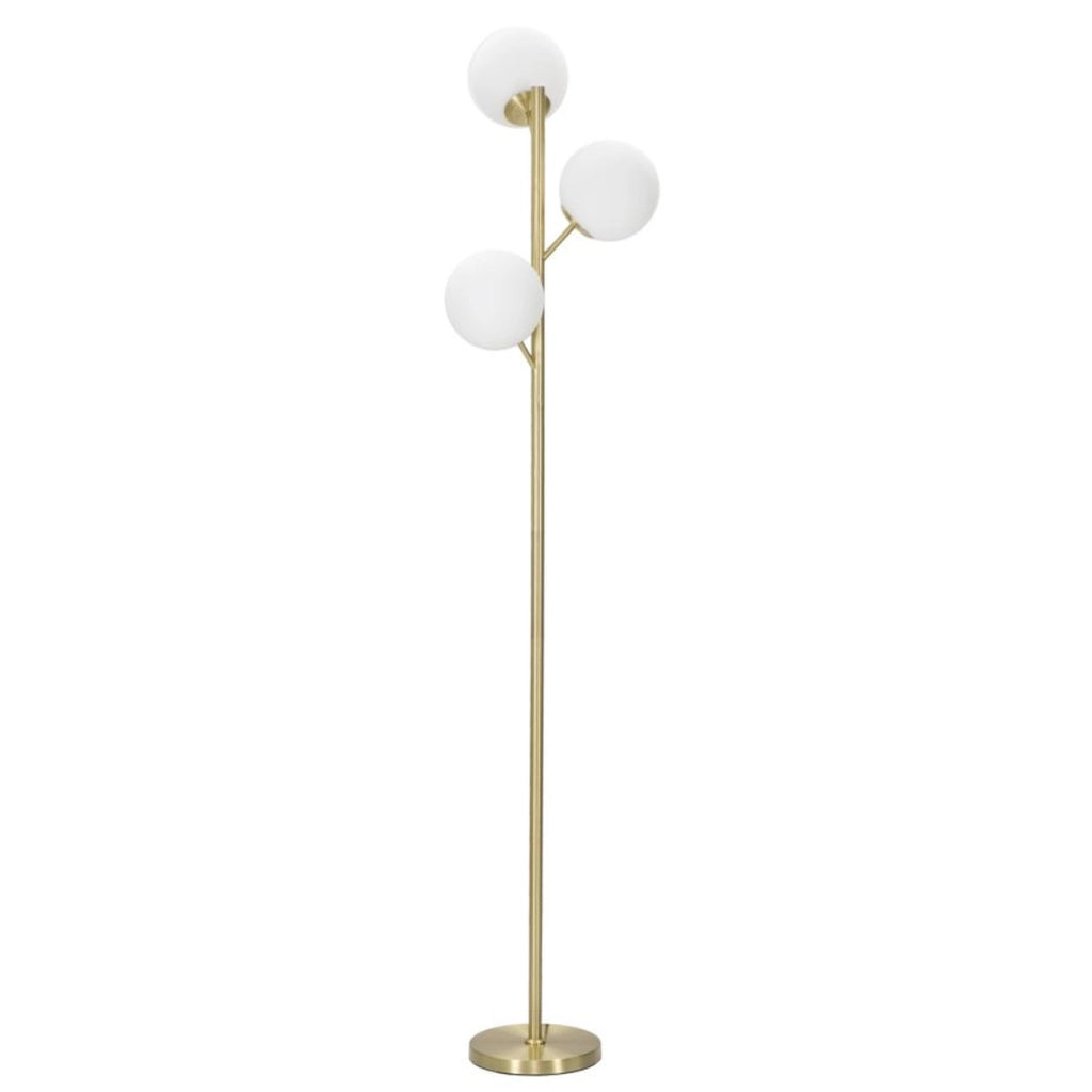 Lampada da Terra VKH201, Oro, Metallo, 36x36x190 cm