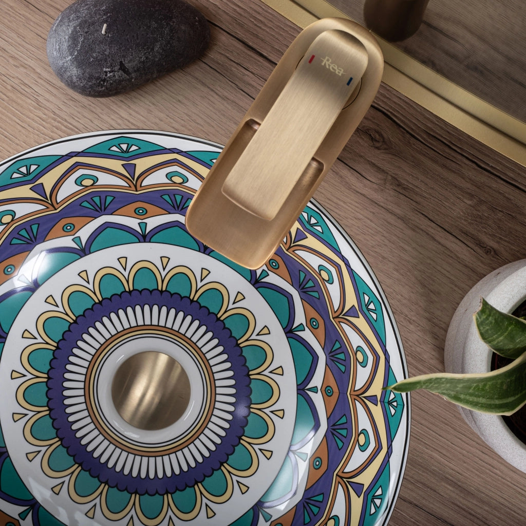 Lavabo Da Appoggio Rea Aztec
