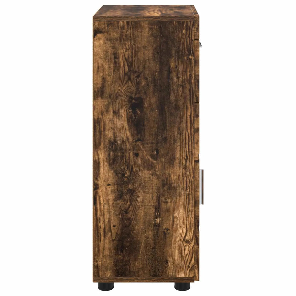 Set di Armadi da Bagno TULUM Rovere fumé 37 x 31,5 x 82 cm
