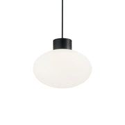 Sospensione Moderna Clio Alluminio Nero 1 Luce E27