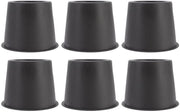 Sistema di Elevazione per Mobili 6 Pezzi - Elevatore per Tavolo - Elevatore per Sedia - Elevatore per Letto - Pads Antivibrazione - Elevazione Massima 7,5 cm - Elevatori per Mobili