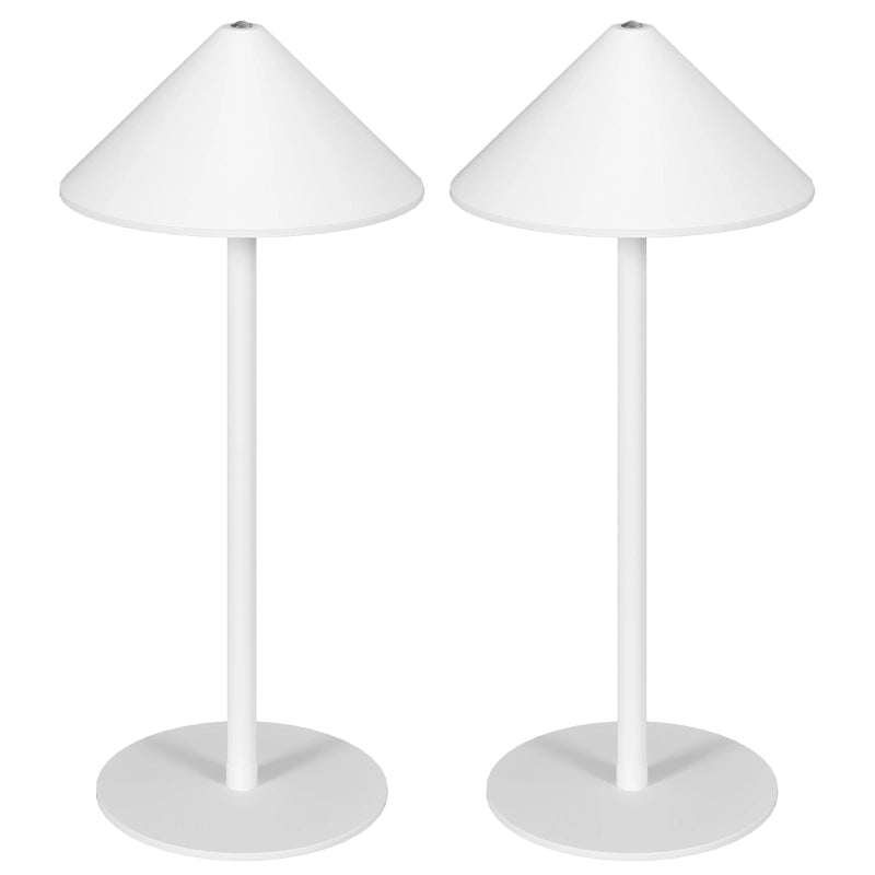 Set di 2 lampade da tavolo, lampada da tavolo con 3 colori di luce, ricaricabile tramite USB A+C, lampada da comodino con interruttore touch per