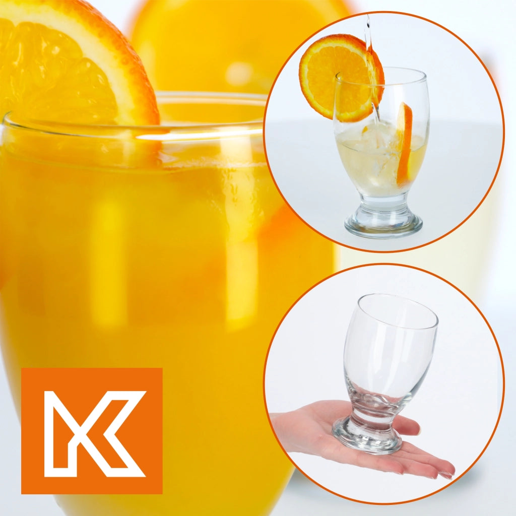 Set di 12 tazze e bicchieri KADAX per dessert e gelati, 300 ml ciascuno.